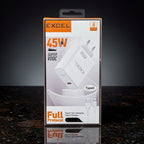 45W Fast Charging Single Port Adapter & Cable