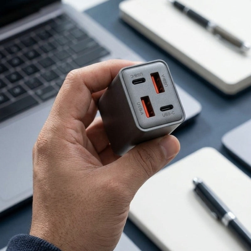 100W Super Fast Charging Multi-Port Adapter & Cable