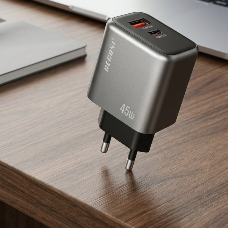 45W Ultra Fast Charging Adapter & Cable