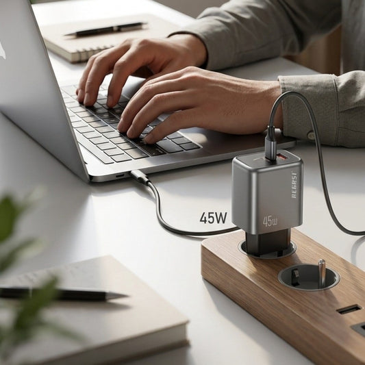45W Ultra Fast Charging Adapter & Cable