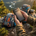 10000mAh Solar LED Multi Cable Power Bank