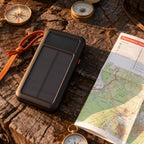 10000mAh Solar LED Multi Cable Power Bank