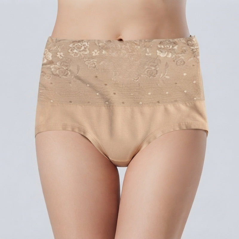 Elegant Floral Soft Fit Panty ( Set of 3 ) Free Size