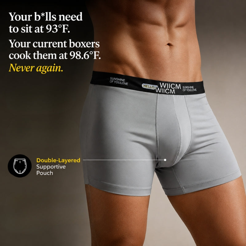 Men's Ice Silk Breathable Boxer ( Set of 4 )