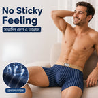 Soft Breathable Ice Silk Boxer  ( Set of 3 )
