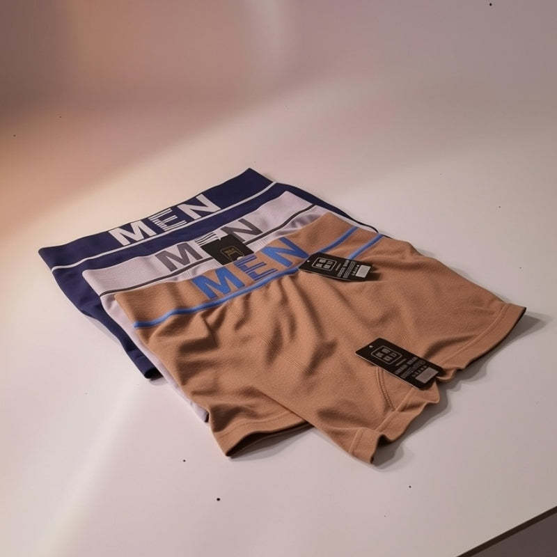 Soft Flexible Everyday Sports Boxer Brief  ( Set of 3 )