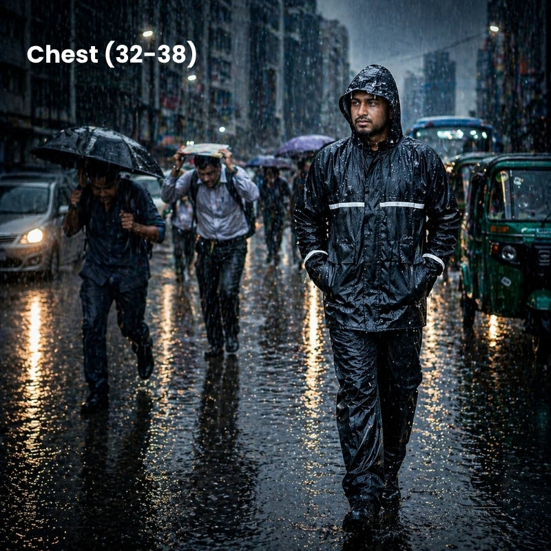 RainMaster Waterproof Jacket Set (L)