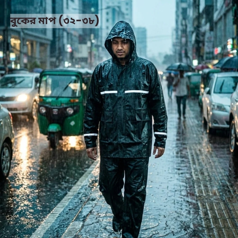 RainMaster Waterproof Jacket Set (L)