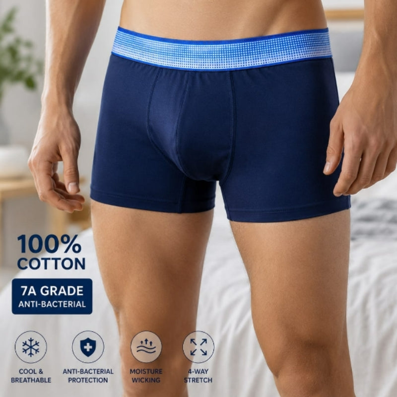 Soft Breathable Cotton Trunk Boxers ( Set of 6 )