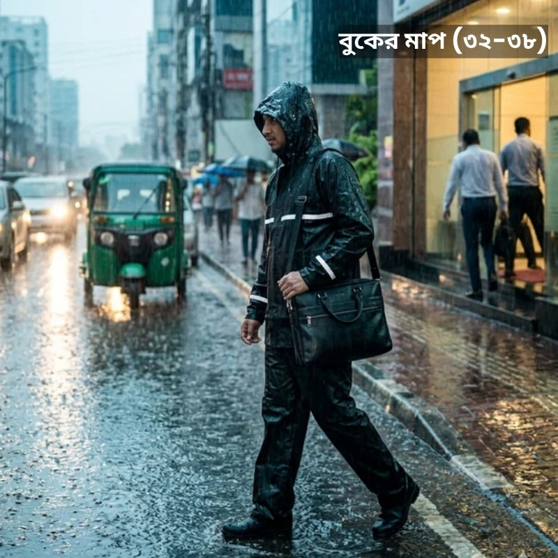 RainMaster Waterproof Jacket Set (L)