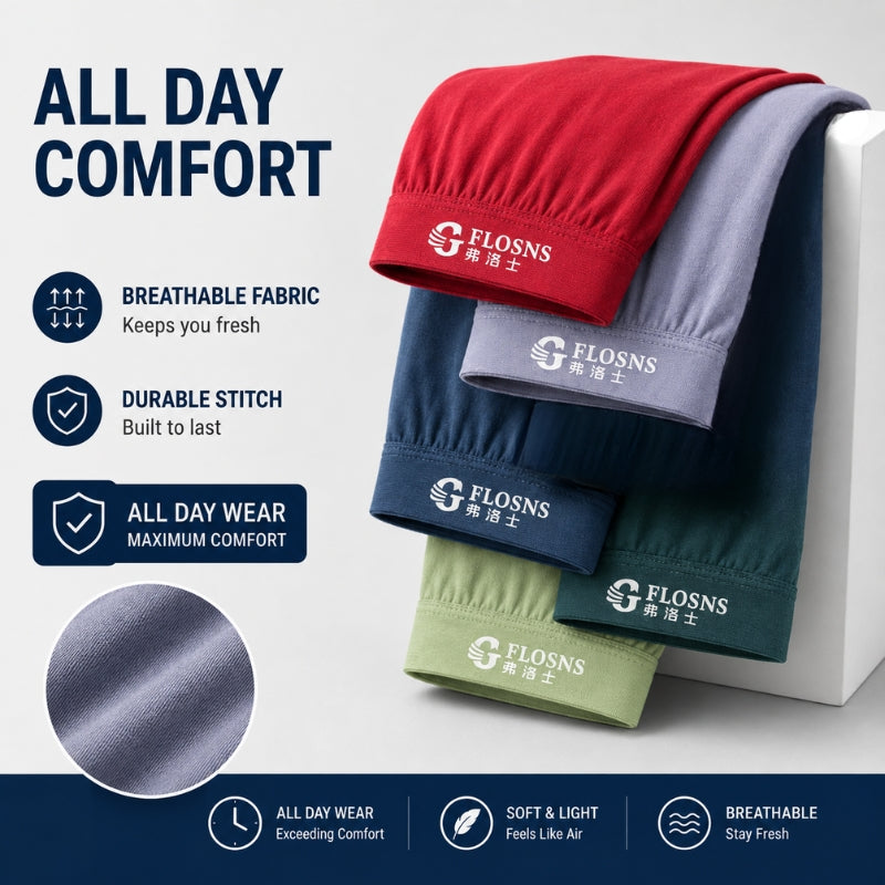 Feather Soft Breathable Men's Briefs ( Set of 5 )