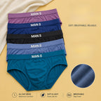 Feather Soft Breathable Men's Briefs ( Set of 5 )