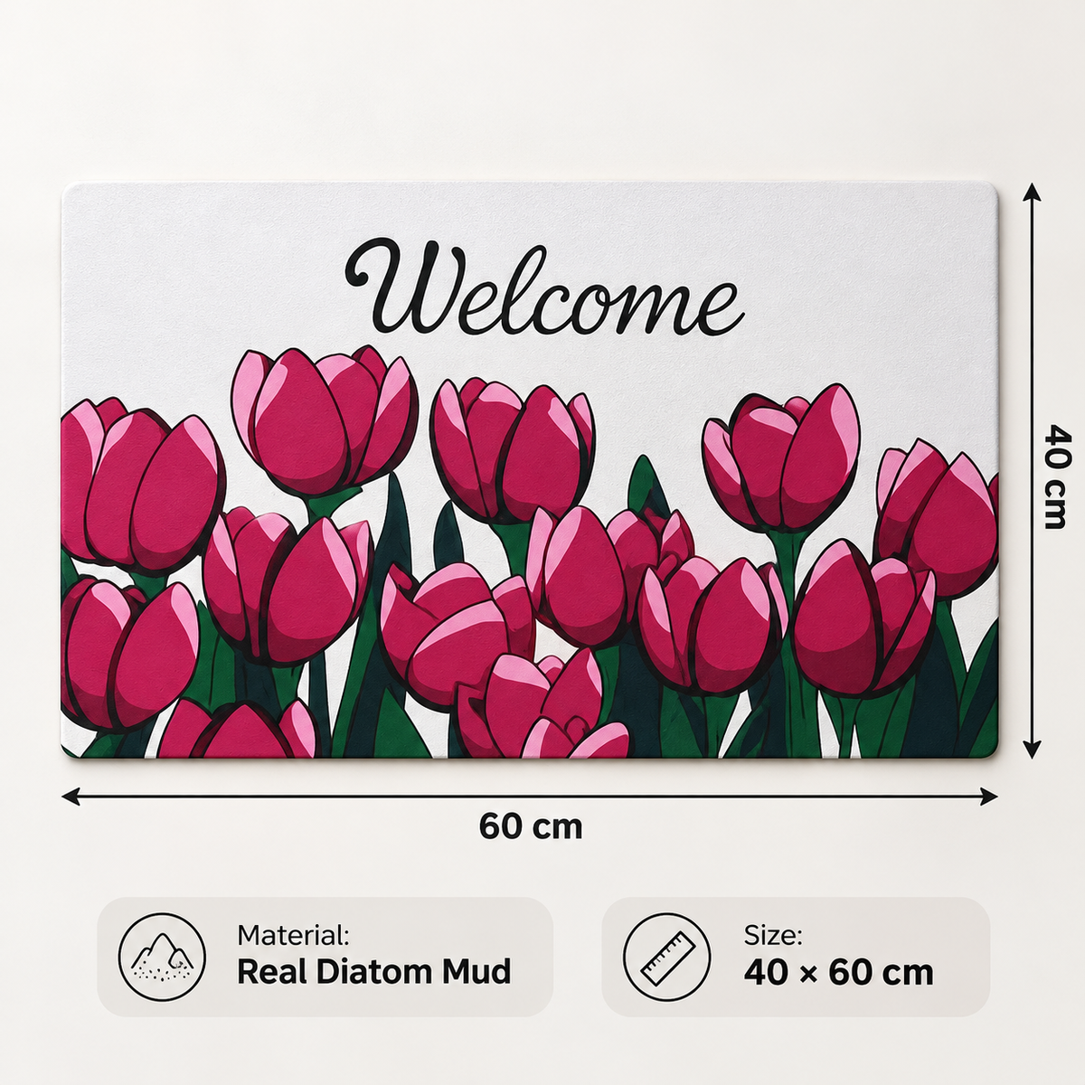 BloomStep Decorative Welcome Mat