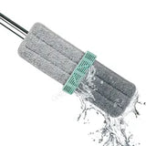 Hands-Free Microfiber Floor Cleaning Mop with Extra 1 Cleaning Mat