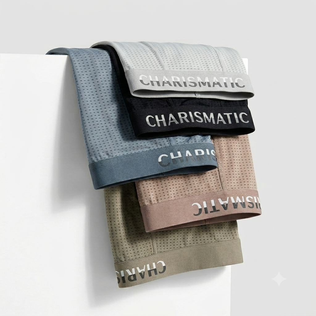 Ice Silk Breathable mesh Underwear ( Set of 5  )