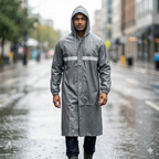 Long Fit Premium  Rubber Raincoat