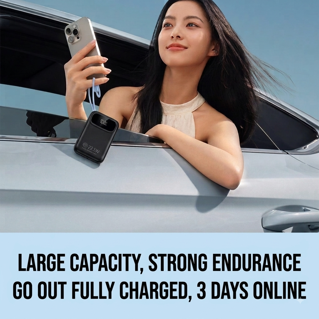 RECRSI Fast Charging Power Bank 20000mAh