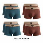 Men's Ice Silk net pattern Premium Boxer ( Set of 04 )