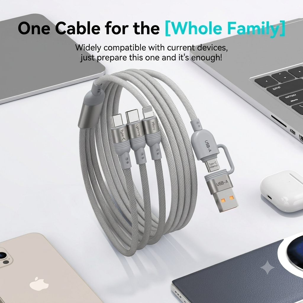 UltraCharge 5-in-1 Smart Power 120W cable