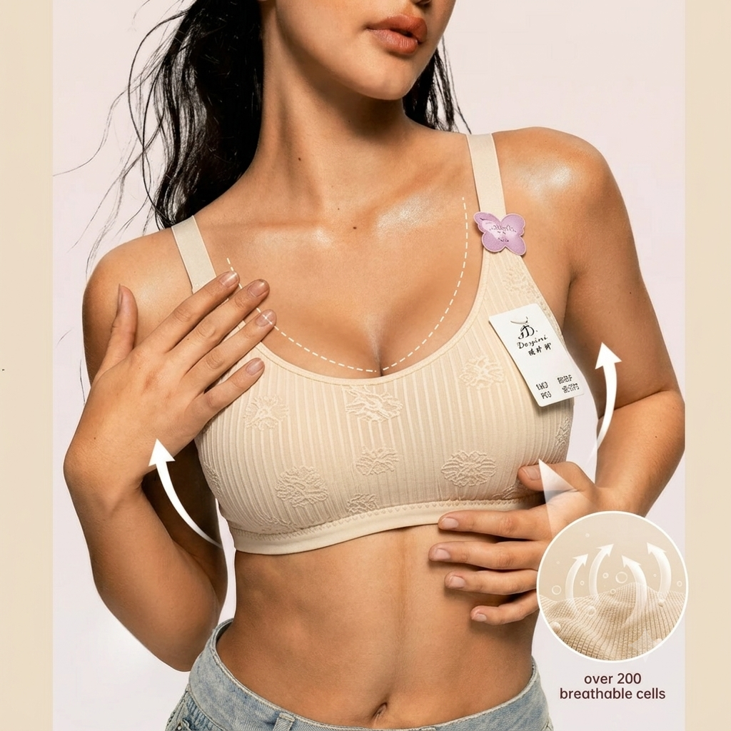 Luxury Floral Comfort Bra