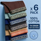 Soft Breathable Cotton Trunk Boxers ( Set of 6 )