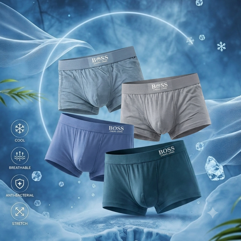 Ultra Smooth Viscose Boxers ( Set of 4 )