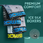 Premium Ice Silk Printed Boxer ( Set of 4 )