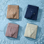 Premium Cooling Ice Silk Boxer Trunks ( Set of 4 )