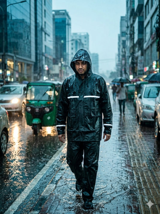 RainMaster Waterproof Jacket Set (XXL)