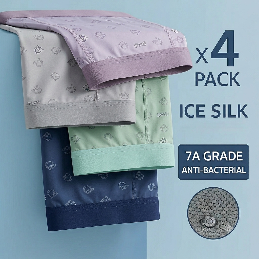 Ultra Soft Cooling Boxer Brief ( Set of 4 )