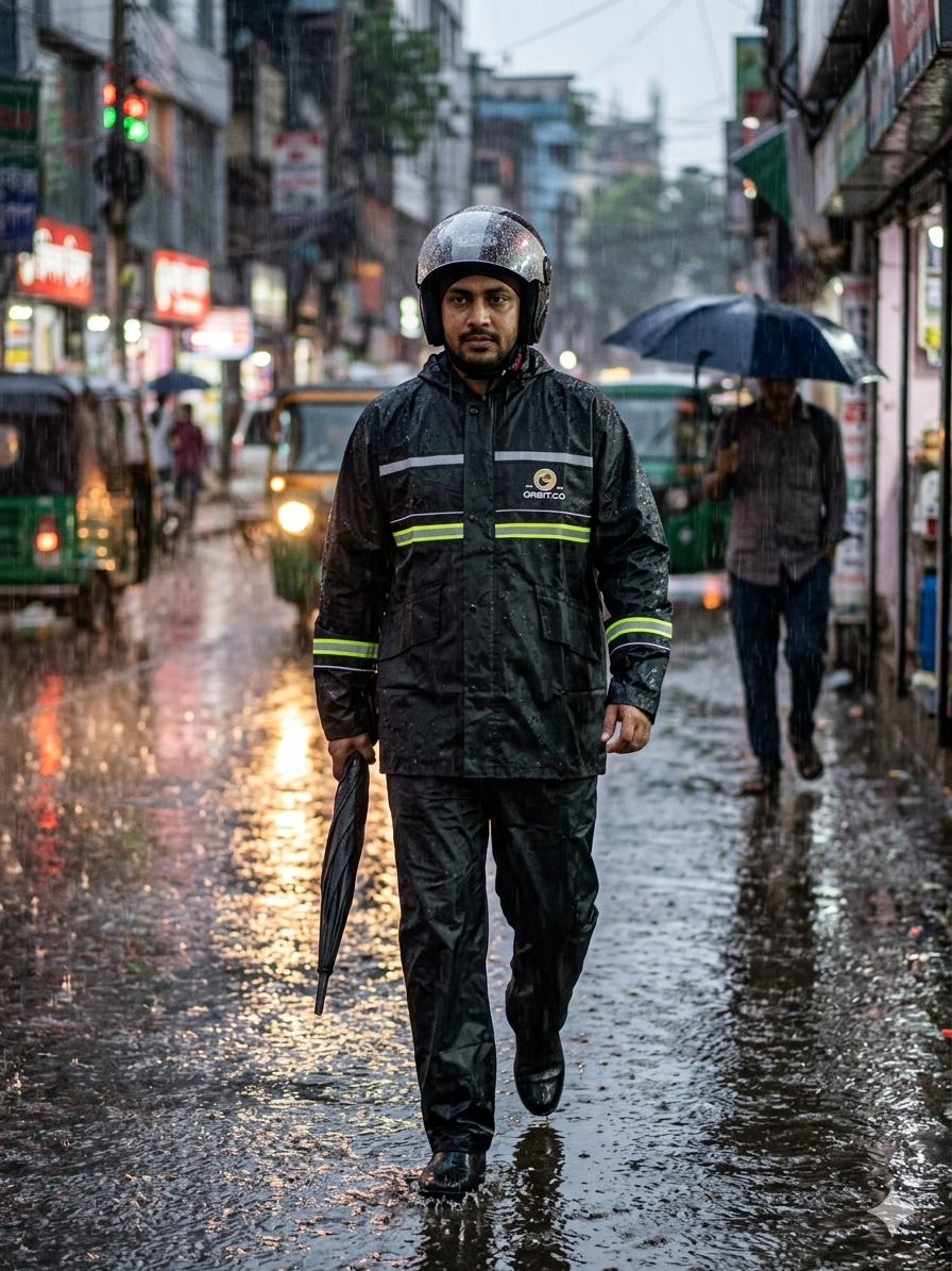 Men's Waterproof Raincoat Set (XL)