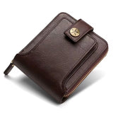 Vintage Style Small PU Leather Men's Wallet