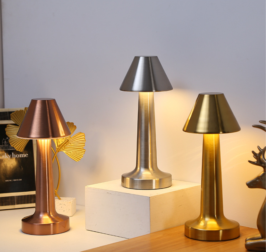 Metal USB Rechargeable Touch Decorative Table Lamp