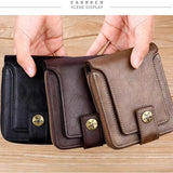 Vintage Style Small PU Leather Men's Wallet