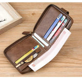 Vintage Style Small PU Leather Men's Wallet