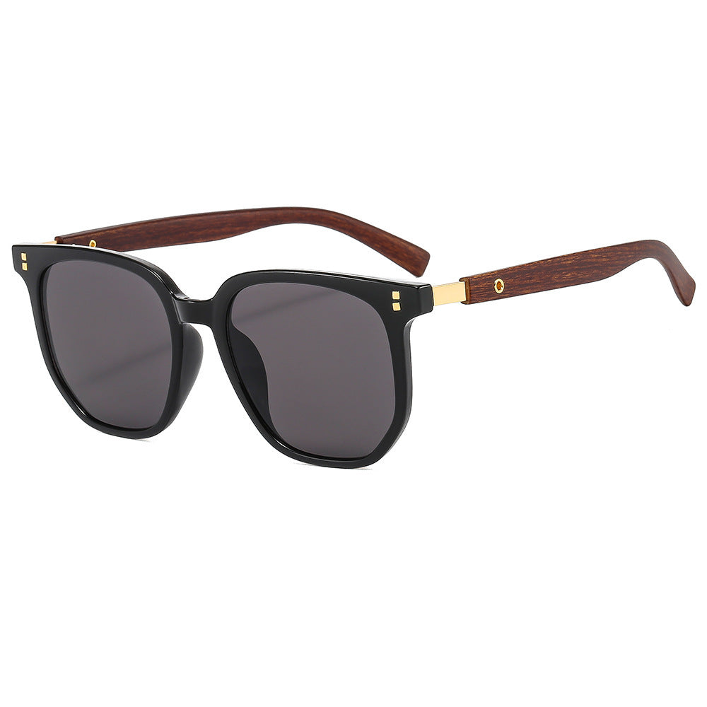 Vintage Style UV400 Unisex Wooden Shade Sunglass