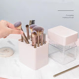 Portable Makeup Brush Holder with Safe Drying