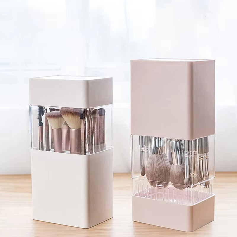 Portable Makeup Brush Holder with Safe Drying