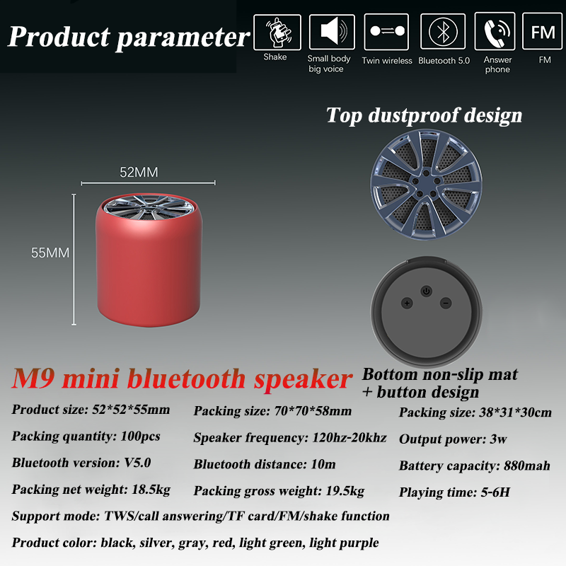 Angusen M9 Wireless Speaker
