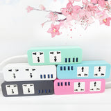 4USB Fast Charging Universal Multifunction Power Socket
