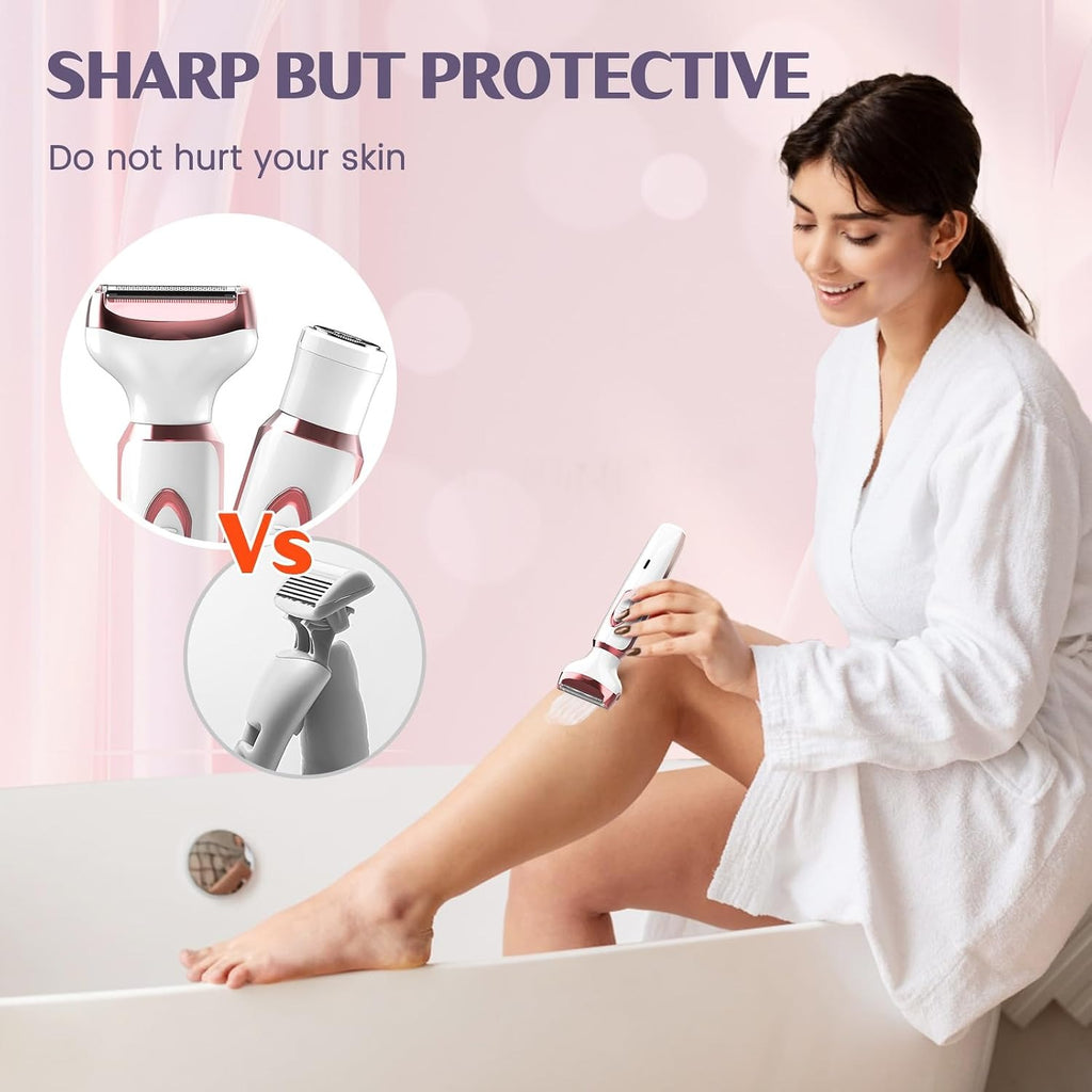 4-in-1 Rechargeable Smart Hair Remover & Grooming Kit