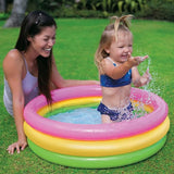 61cm outdoor  PVC inflatable colorful swimming pool for kids