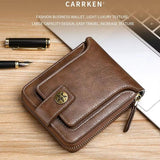 Vintage Style Small PU Leather Men's Wallet