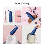 Anti UV Mini Umbrella With Premium Bag