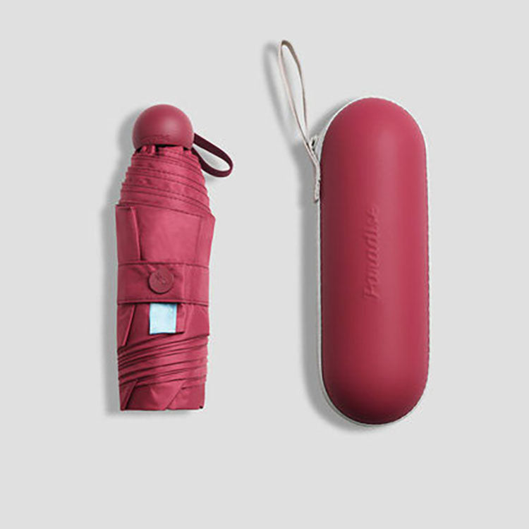 Anti UV Mini Umbrella With Premium Bag