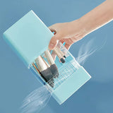 Portable Makeup Brush Holder with Safe Drying