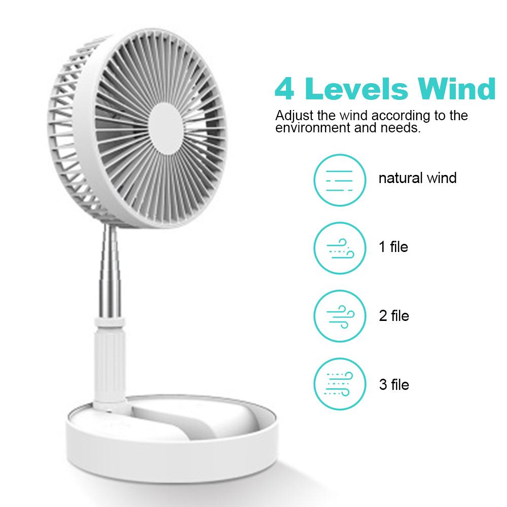 USB Rechargeable Folding Portable Fan