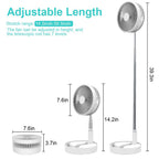 USB Rechargeable Folding Portable Fan