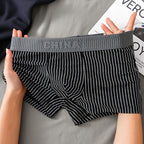 Men's Breathable Striped Premium Boxer ( Set Of 03 )