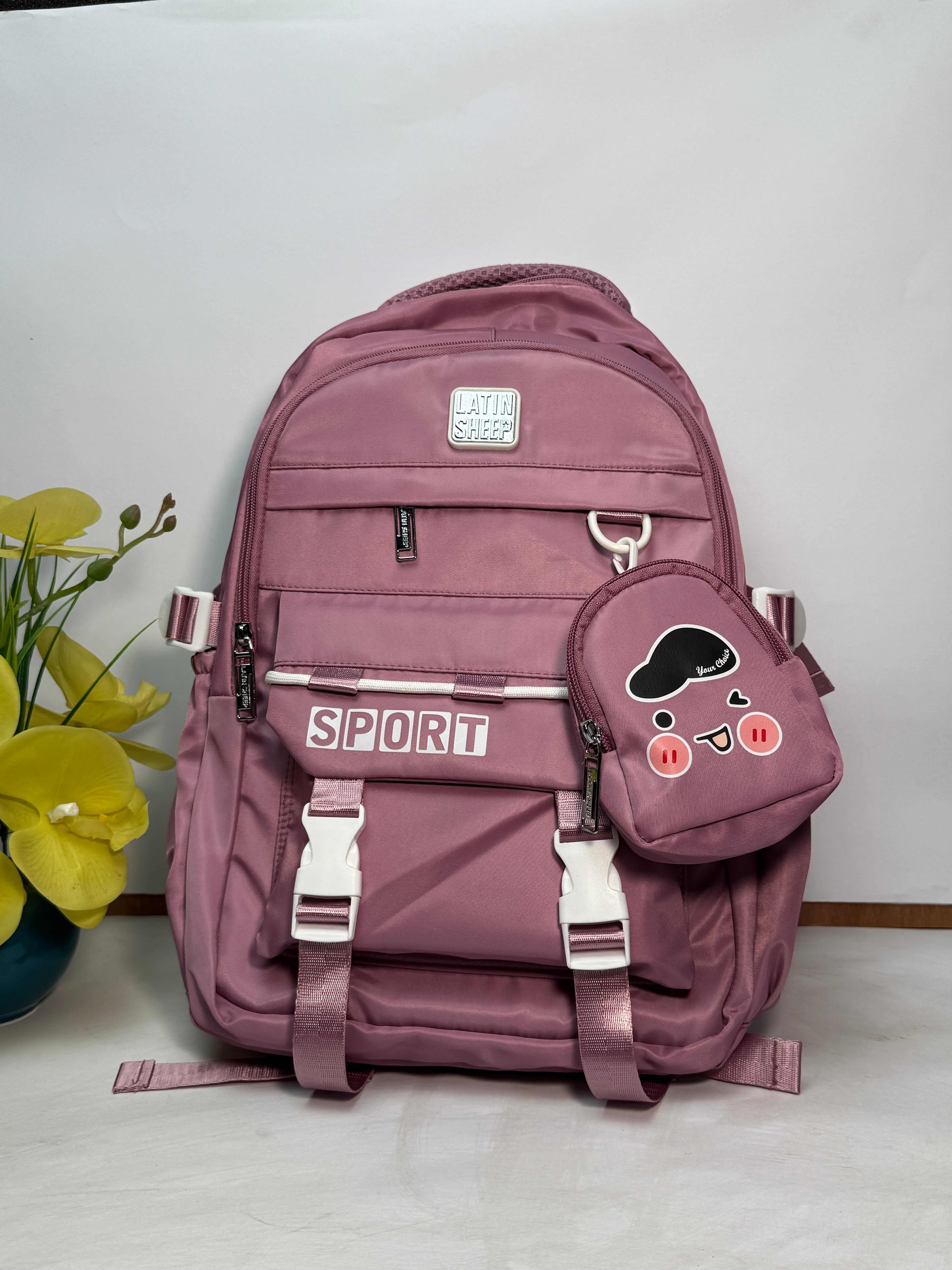 Cute Cartoon Pocket Design Kids Backpack